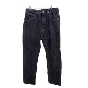 VTG Black Wrangler Jeans Men's‎ Cowboy Cut Denim USA Made 36x32 70's  RARE
